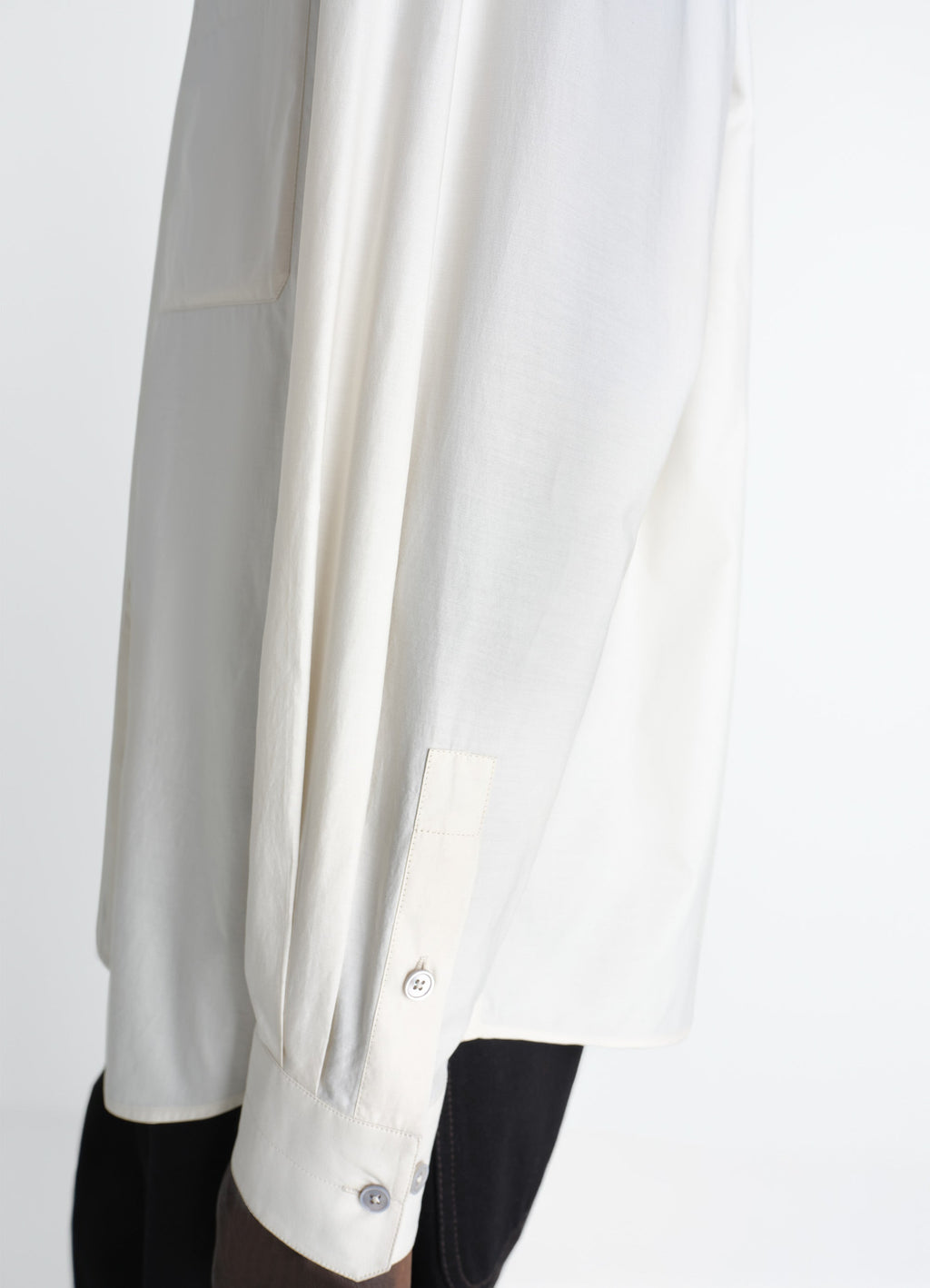 REGULAR SHIRT IN WASHED COTTON SILK