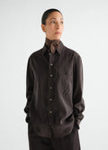 REGULAR SHIRT IN DRY SILK