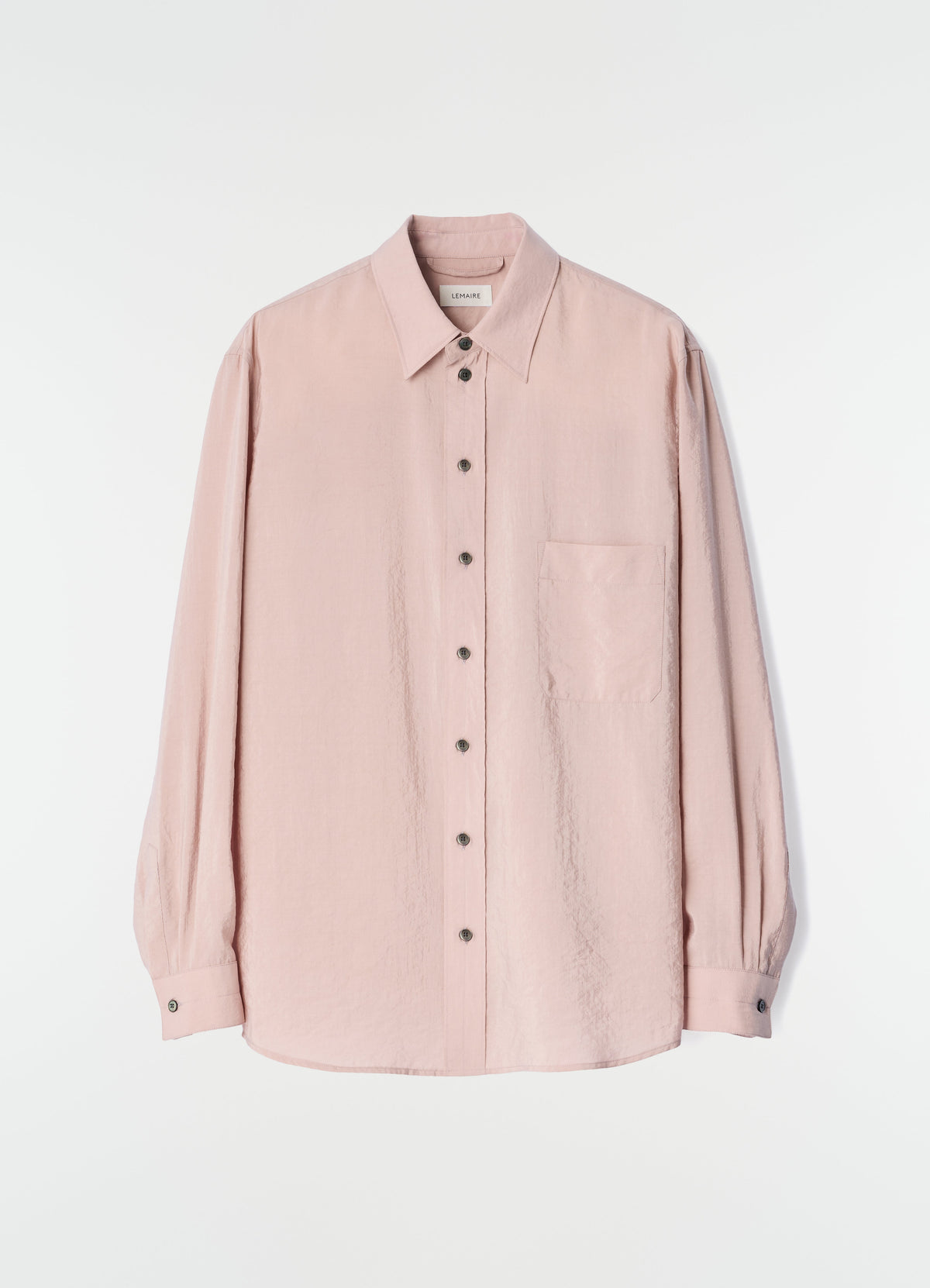 REGULAR SHIRT IN DRY SILK