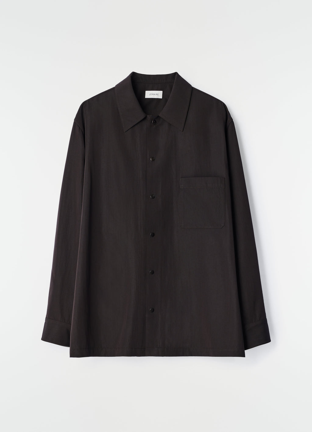 SURCHEMISE LÉGÈRE EN GABARDINE DE LAINE