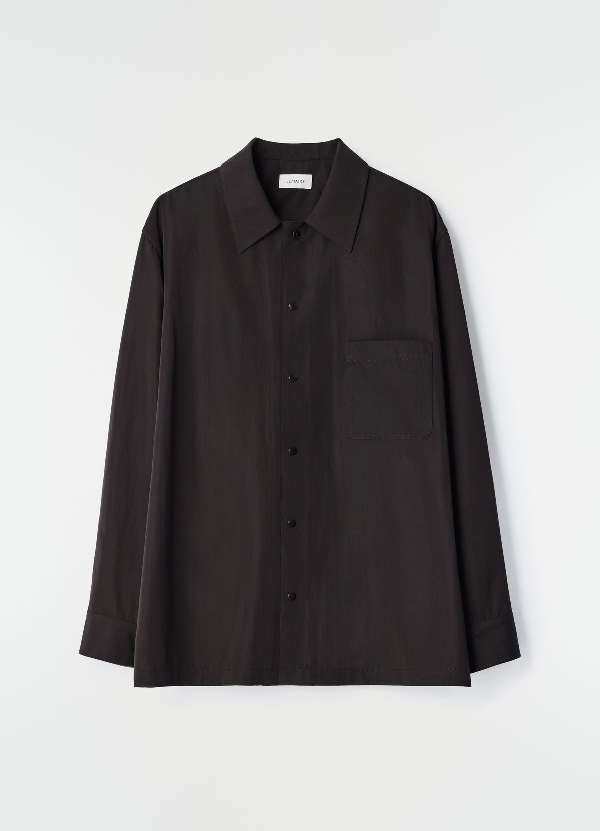 SURCHEMISE LÉGÈRE EN GABARDINE DE LAINE
