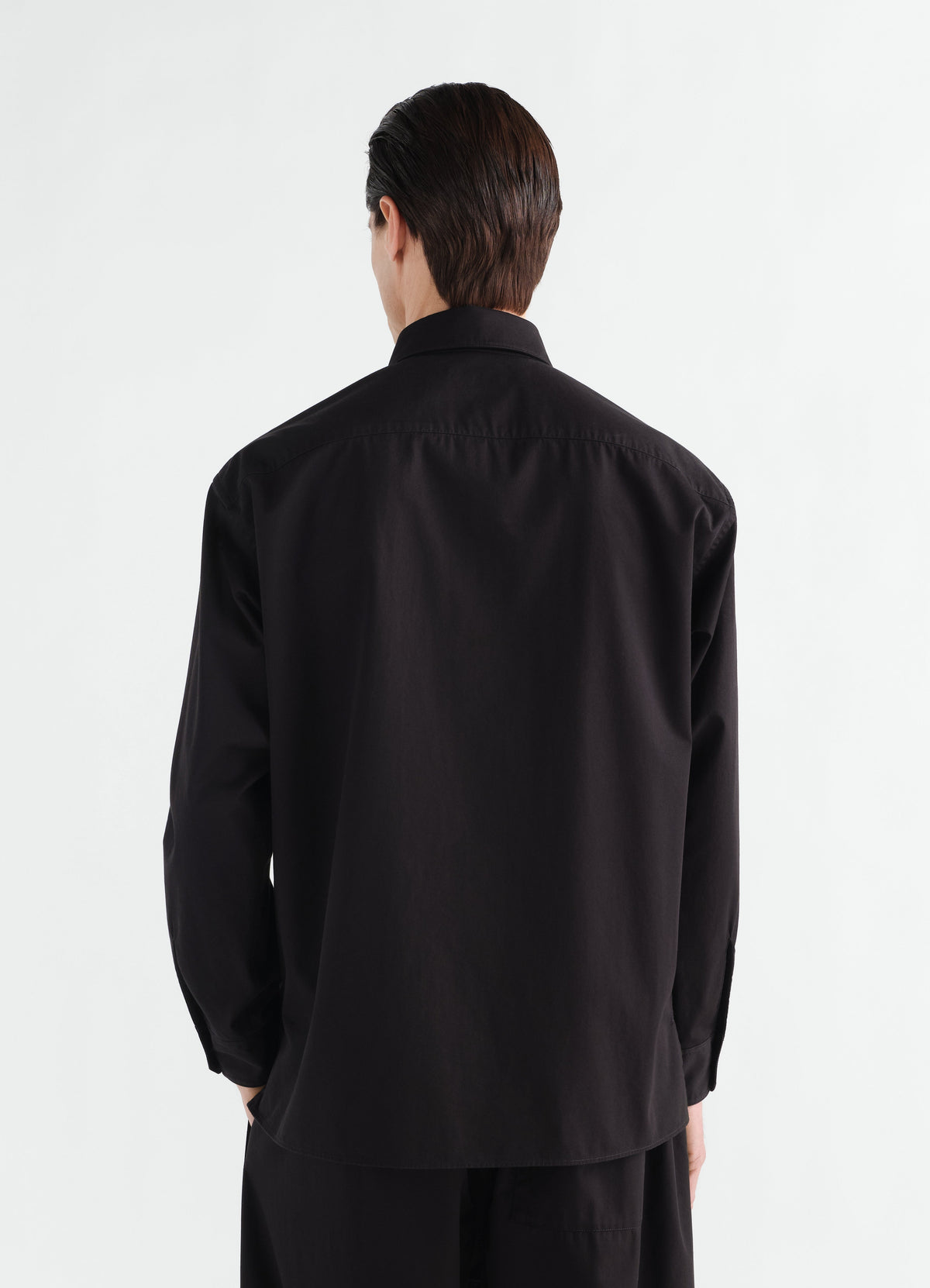 CHEMISE À DEUX POCHES EN SERGÉ DE COTON LÉGER