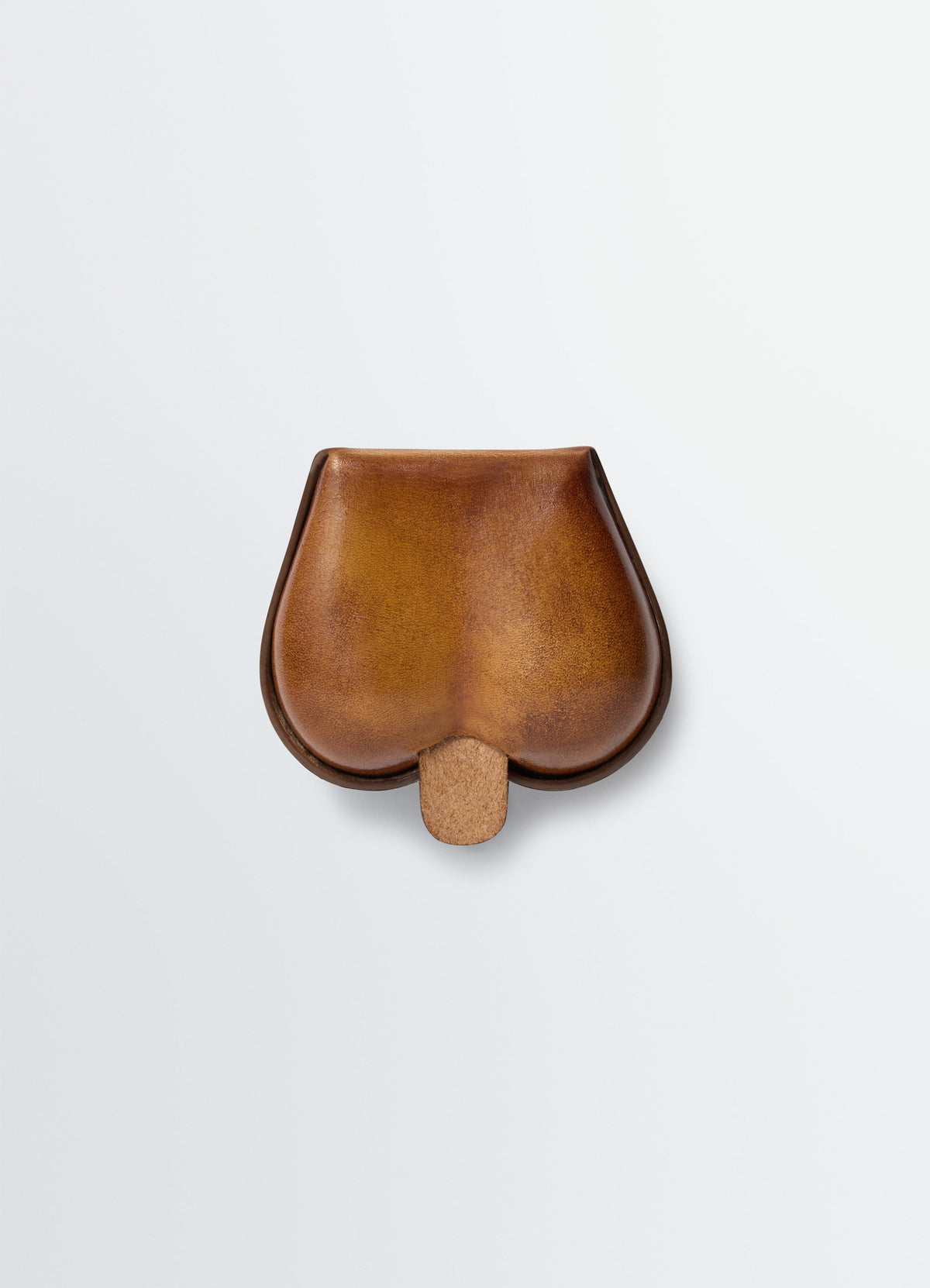 CARLOS BREASTS COIN PURSE IN PATINA COWSKIN LEATHER