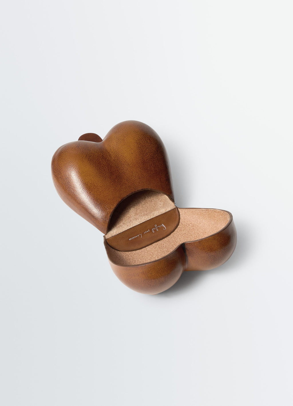 PORTE-MONNAIE CARLOS EN CUIR DE VACHETTE PATINÉ
