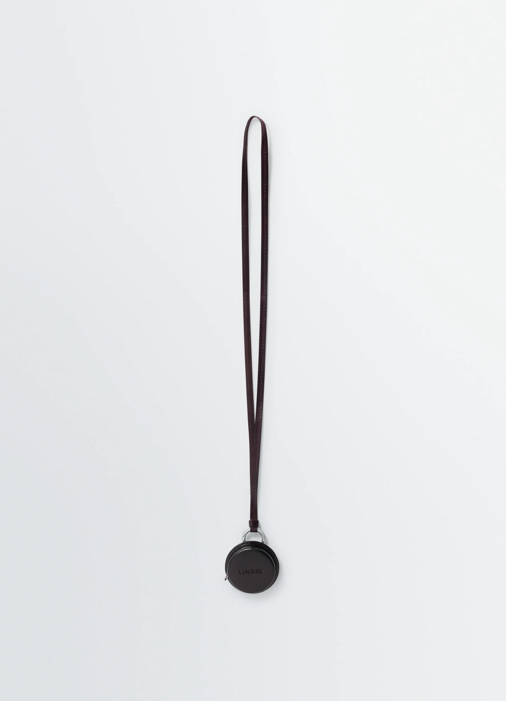 MOLDED TAPE NECKLACE IN PATINA LEATHER