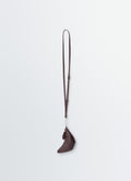 CROSSBODY CROISSANT COIN PURSE IN SOFT GRAINED LEATHER