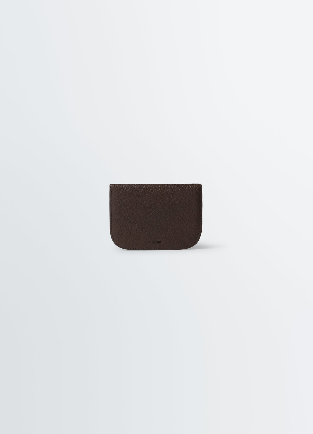 SOFT TAB CARD HOLDER IN GRAINED COW LEAHER