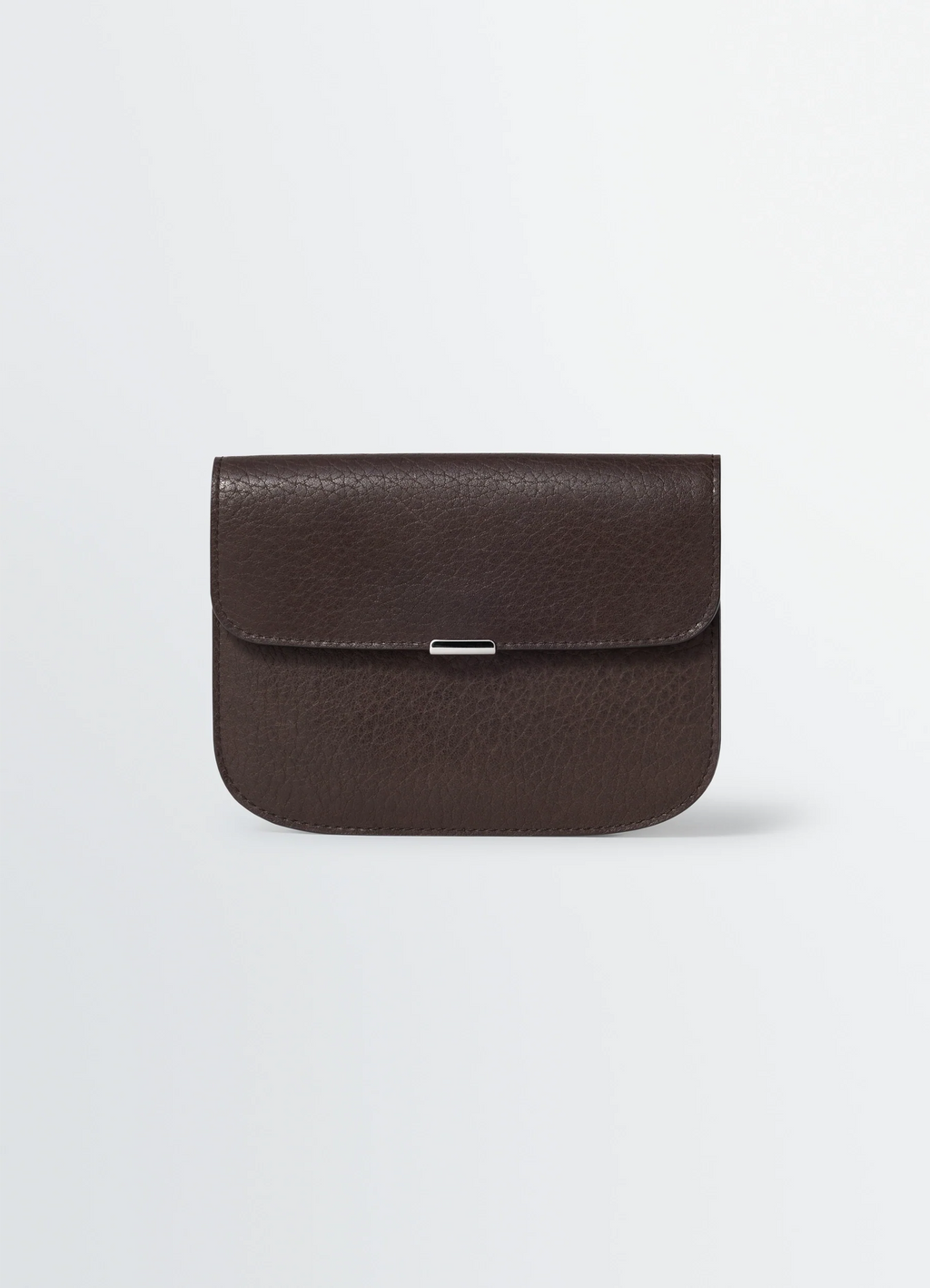PORTEFEUILLE À PATTE SOUPLE EN CUIR DE VACHETTE GRAINÉ