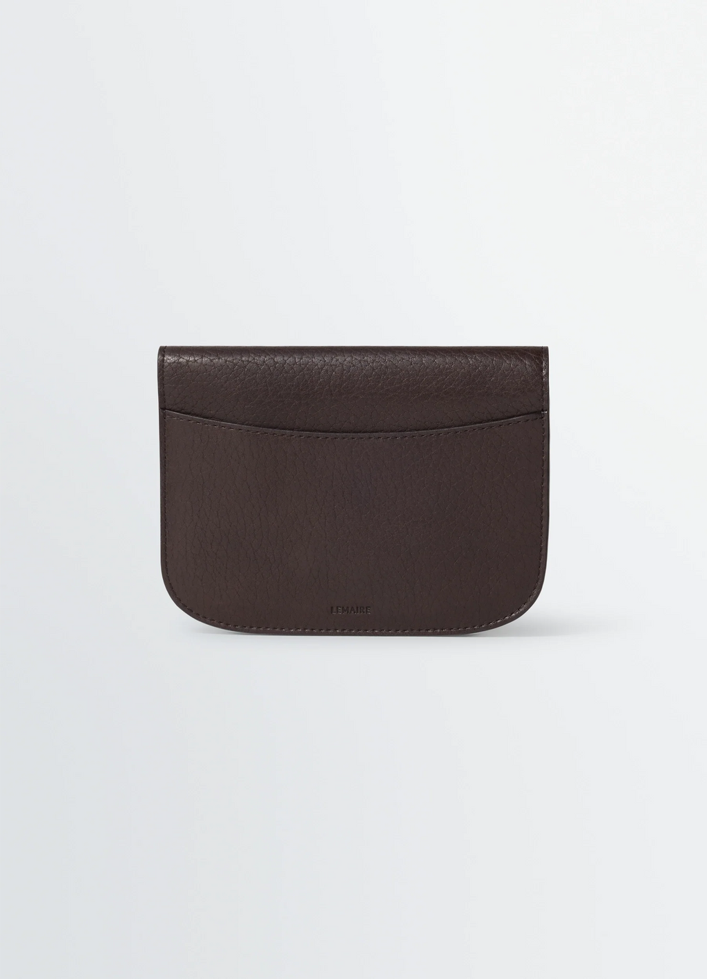 PORTEFEUILLE À PATTE SOUPLE EN CUIR DE VACHETTE GRAINÉ