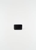 MOLDED CARD HOLDER IN PATINA COWSKIN LEATHER