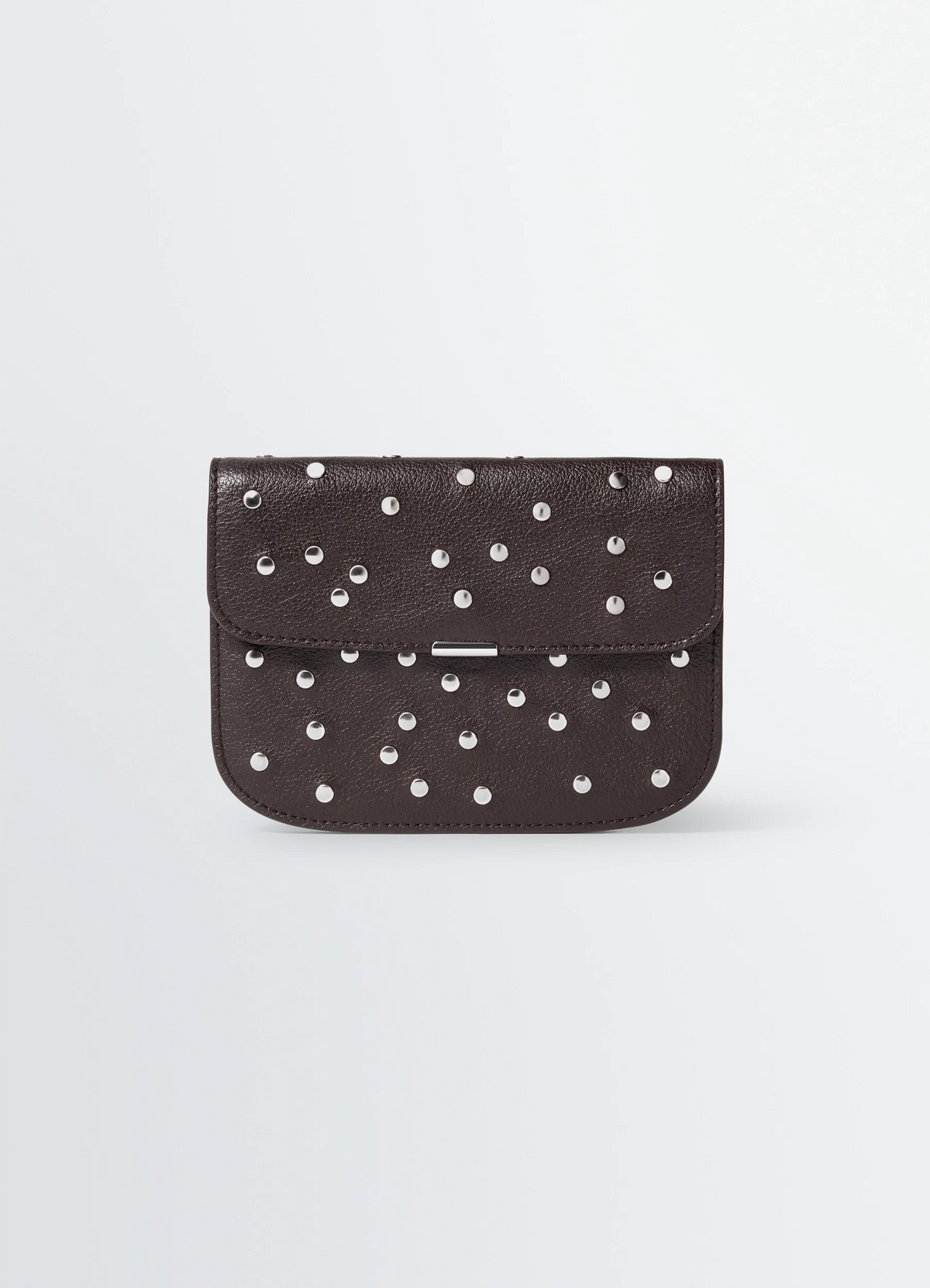SOFT TAB STUDS DOTS WALLET IN BUFFALO GRAINED LEATHER