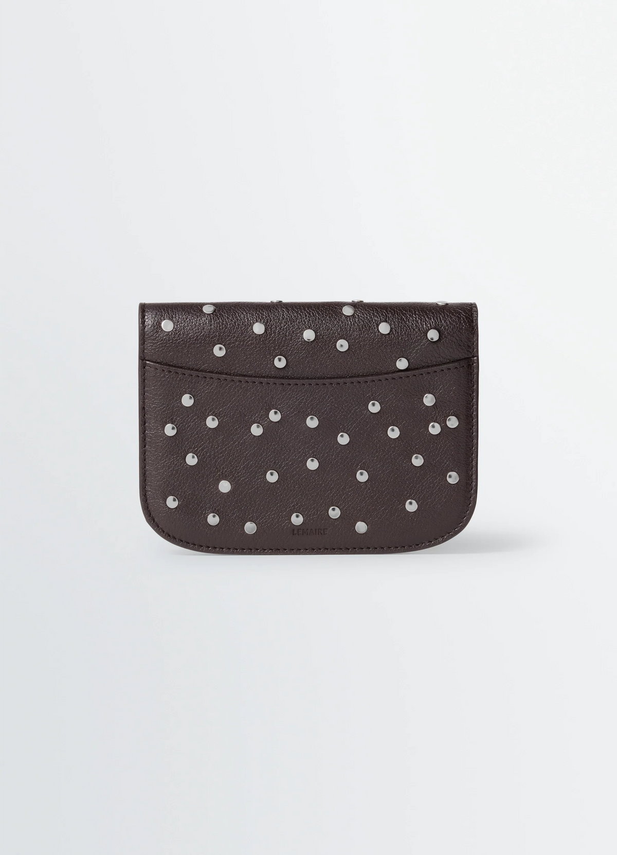 SOFT TAB STUDS DOTS WALLET IN BUFFALO GRAINED LEATHER