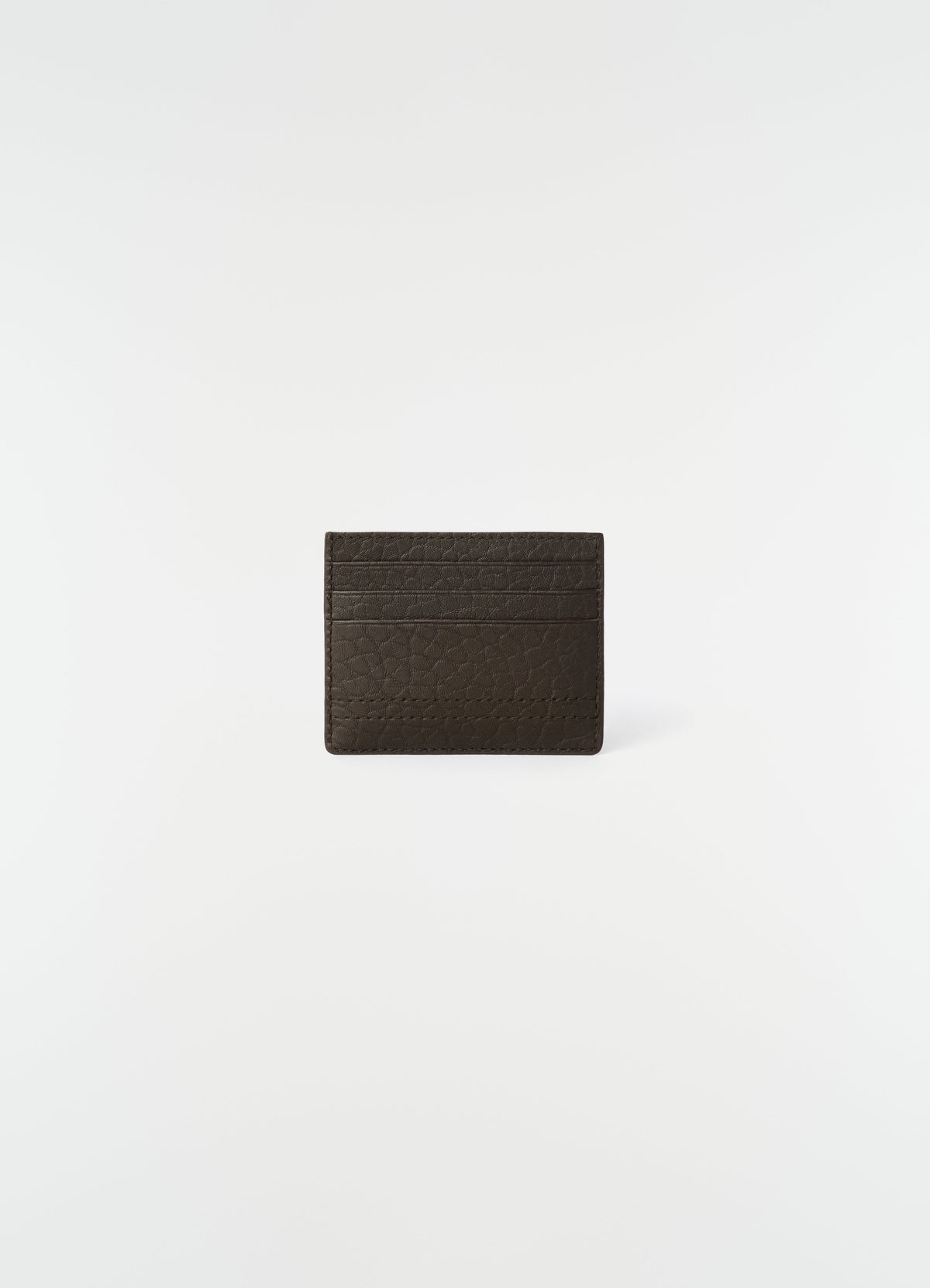 GEAR CARD HOLDER IN BUBBLE LAMBSKIN LEATHER