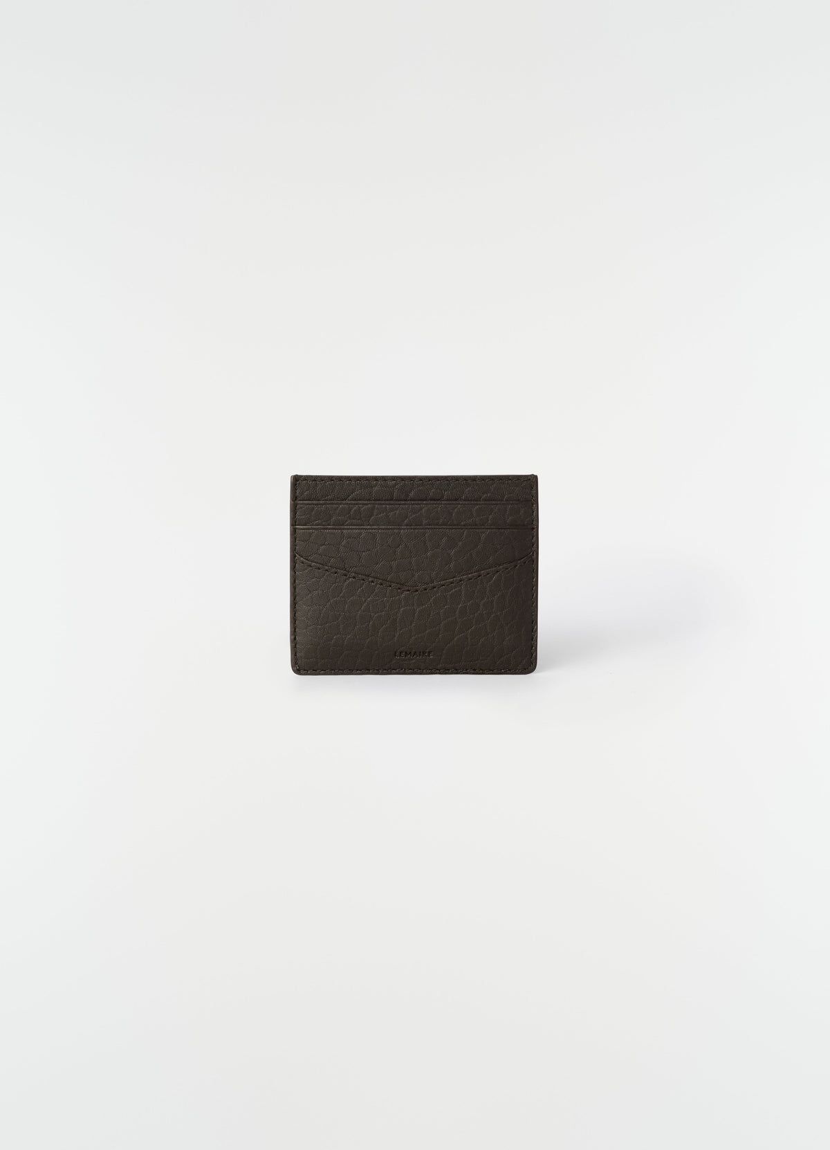 GEAR CARD HOLDER IN BUBBLE LAMBSKIN LEATHER