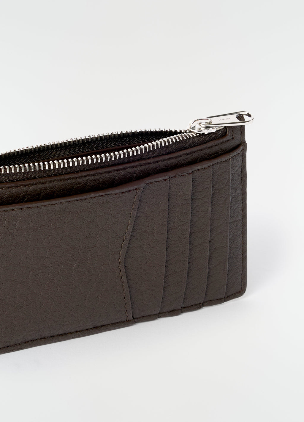 GEAR CARD HOLDER COIN PURSE IN BUBBLE LAMBSKIN LEATHER