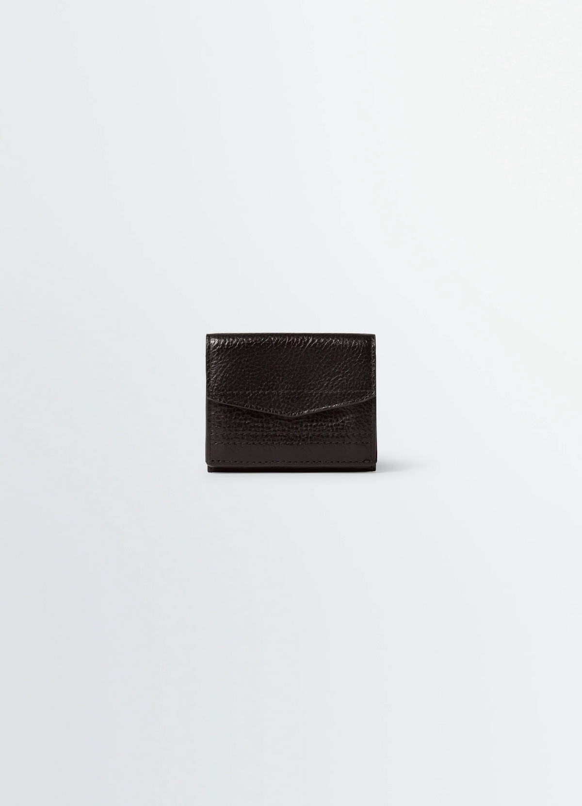 PORTEFEUILLE PLIANT GEAR EN CUIR VÉGÉTAL VERNIS