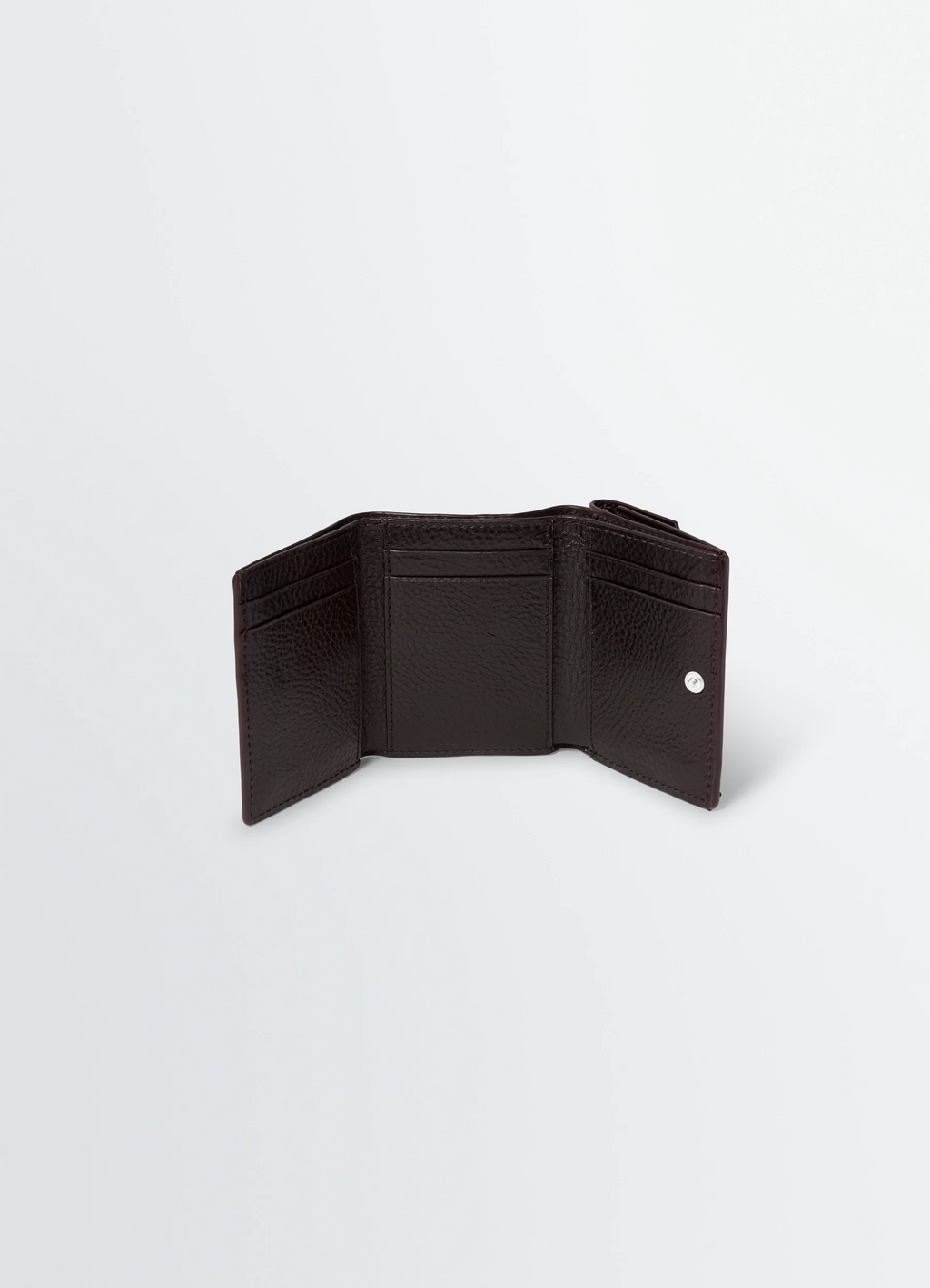 PORTEFEUILLE PLIANT GEAR EN CUIR VÉGÉTAL VERNIS