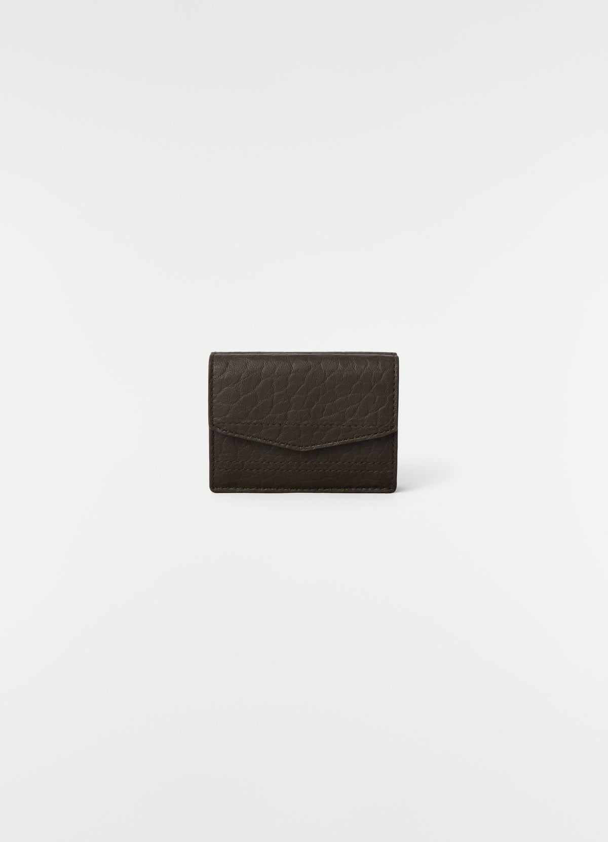 GEAR TRIFOLD IN BUBBLE LAMBSKIN LEATHER