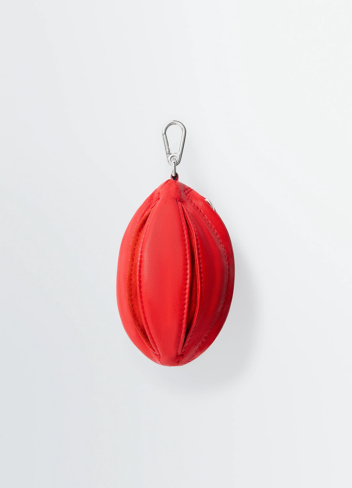 BALLOON BAG CHARM IN NAPPA LAMSKIN LEATHER