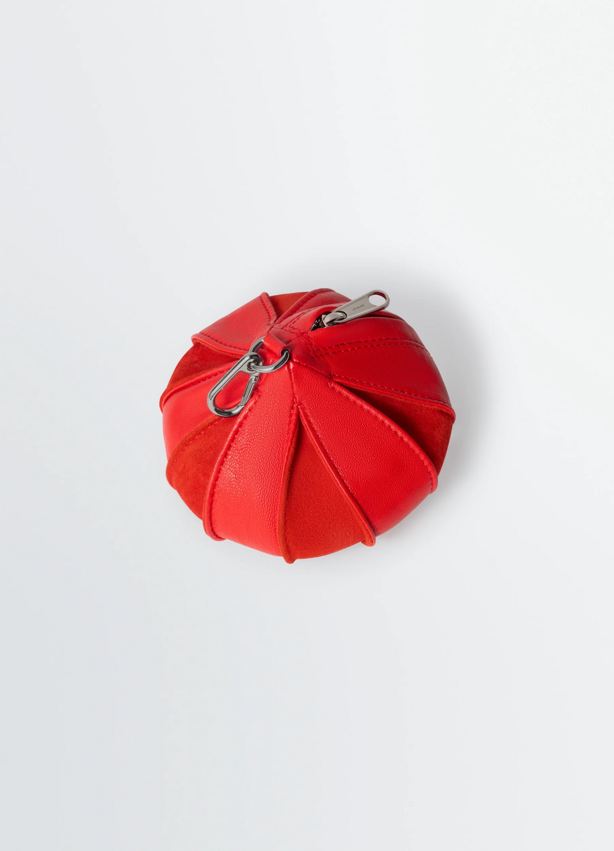 BALLOON BAG CHARM IN NAPPA LAMSKIN LEATHER
