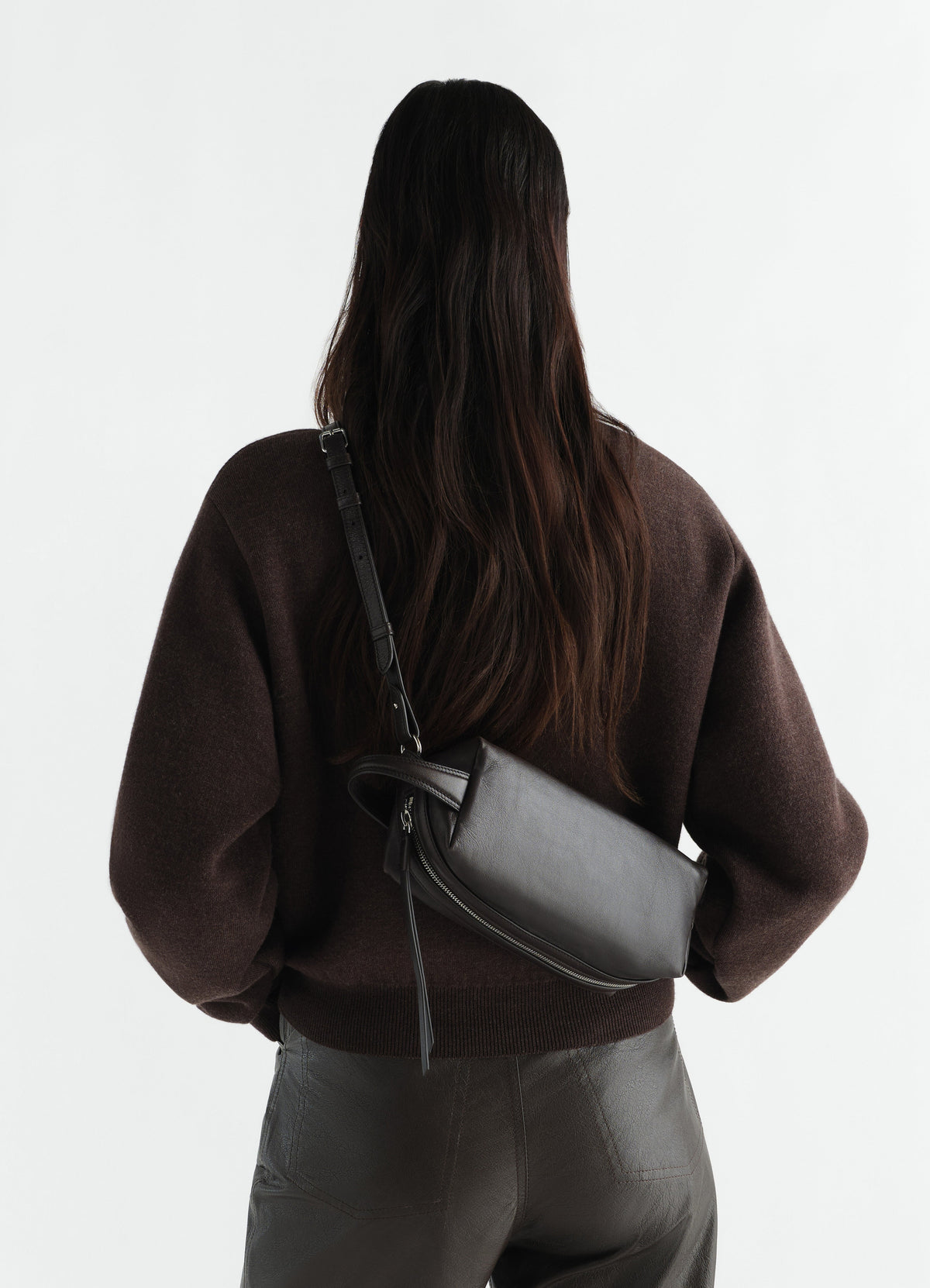SMALL CARE BAG IN SOFT NAPPA LAMBSKIN LEATHER