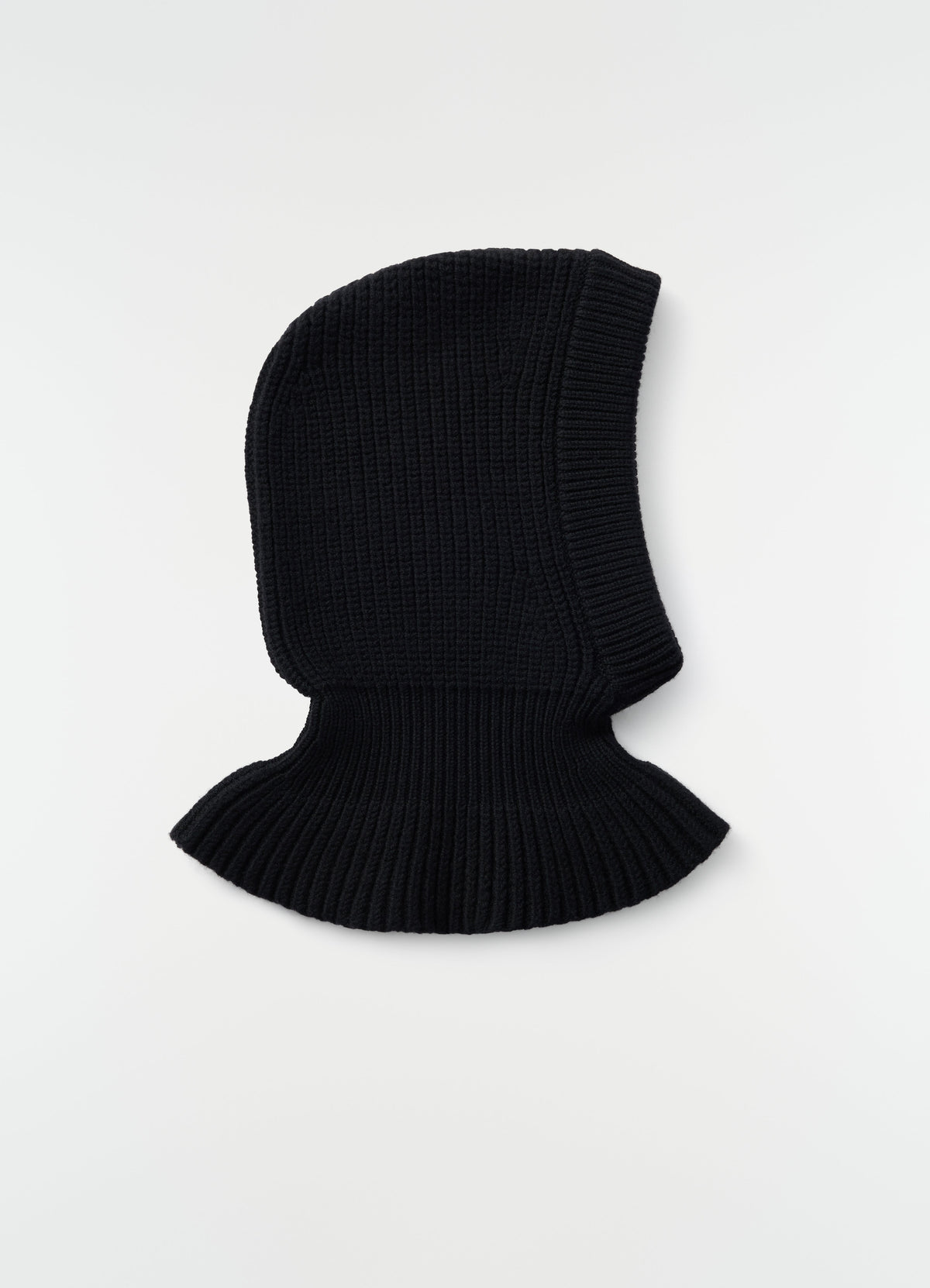 HOOD IN WORSTED WOOL