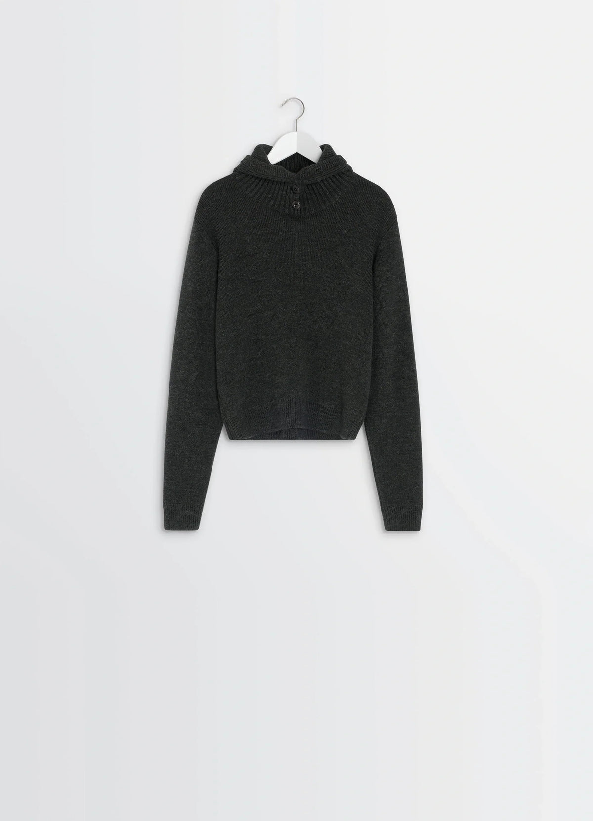 PULL À CAPUCHE EN MÉLANGE DE LAINE D'ALPAGA