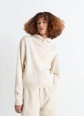 PULL À CAPUCHE EN MÉLANGE DE LAINE D'ALPAGA