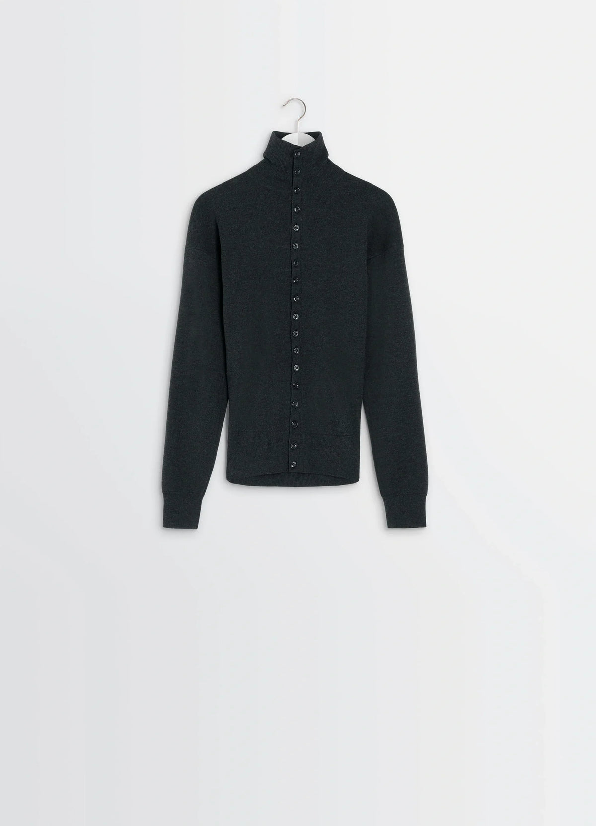 CARDIGAN AJUSTÉ BOUTONNÉ EN LAINE FINE