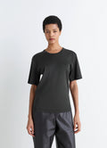 T-SHIRT EN JERSEY CÔTELÉ
