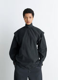 ASCOT BLOUSE WASHED COTTON SILK