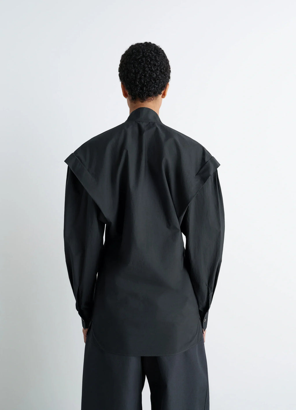 ASCOT BLOUSE WASHED COTTON SILK