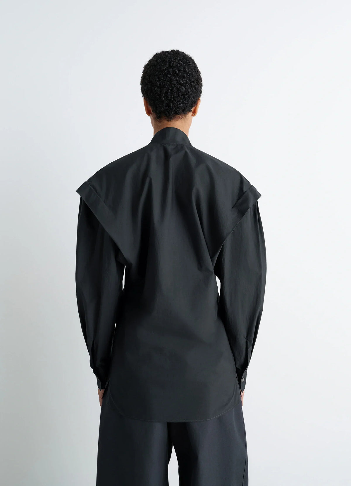 ASCOT BLOUSE WASHED COTTON SILK