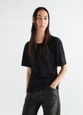RIB T-SHIRT IN RIB JERSEY
