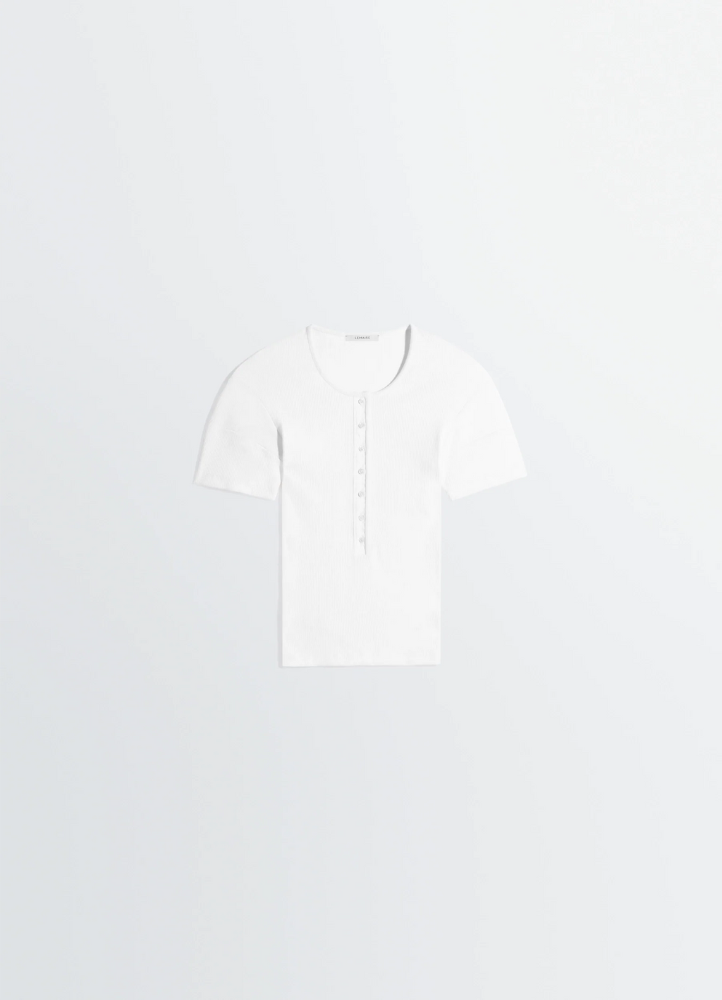 FITTED HENLEY IN COTTON LINEN RIB JERSEY