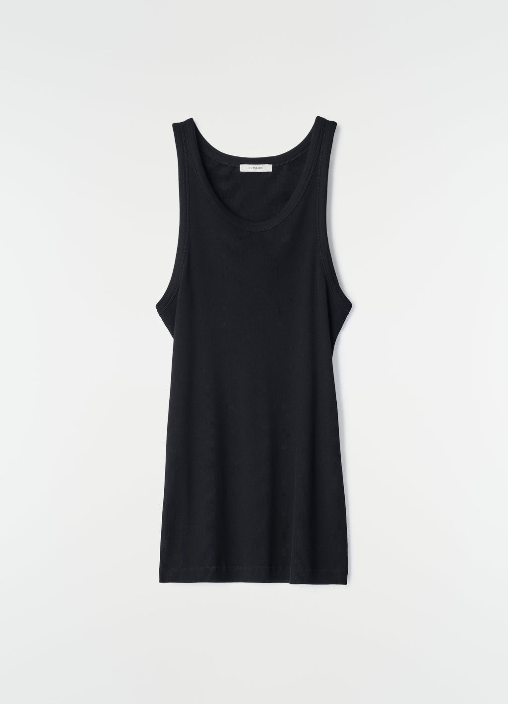 RIBBED TANK TOP IN LARGE RIB JERSEY