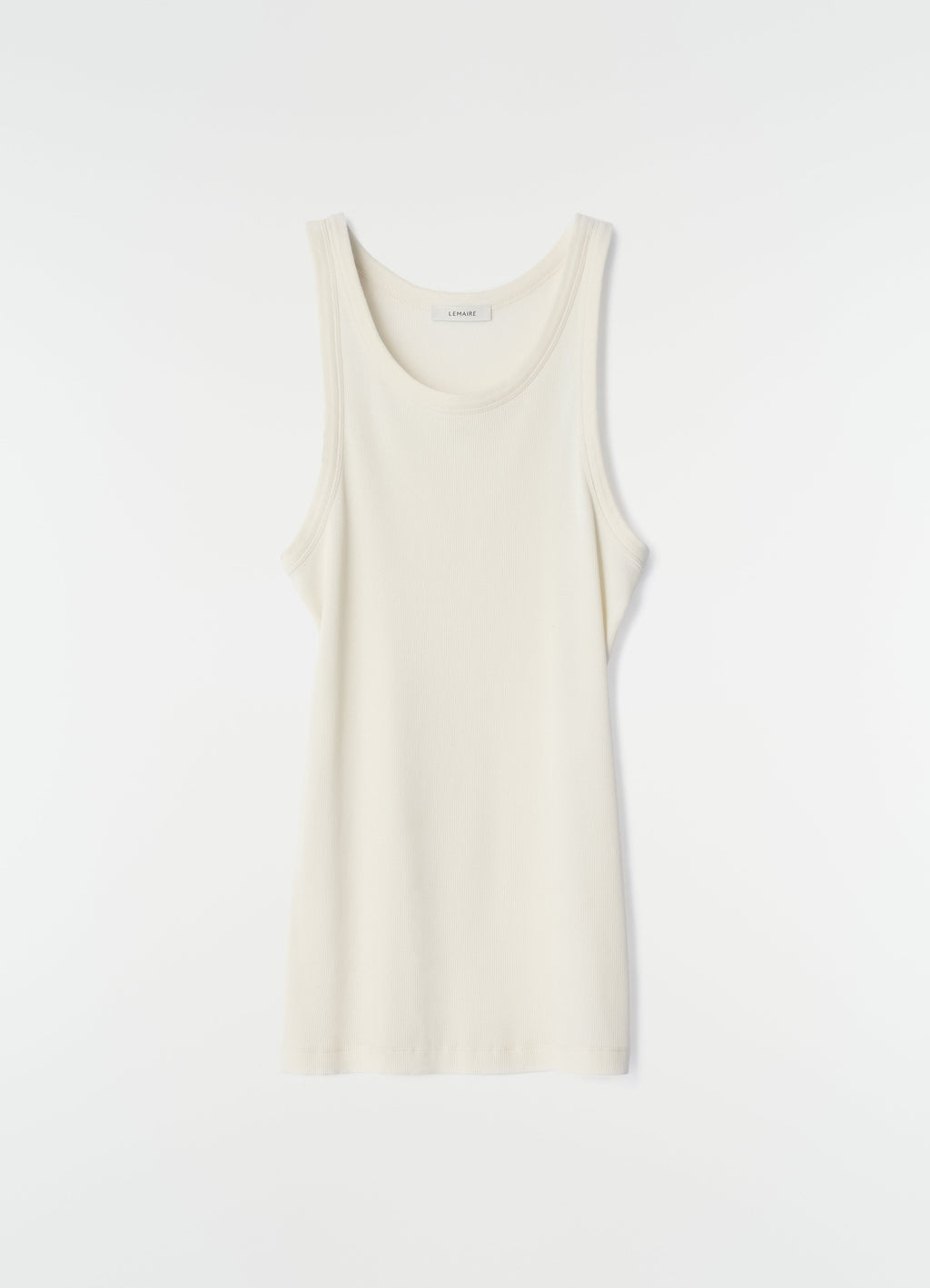 RIBBED TANK TOP IN LARGE RIB JERSEY
