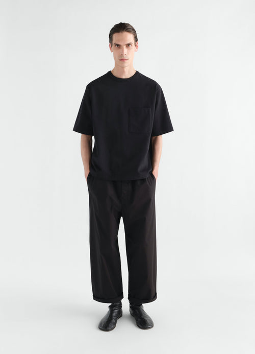 T-SHIRT BOX-FIT EN JERSEY DE COTON COMPACT