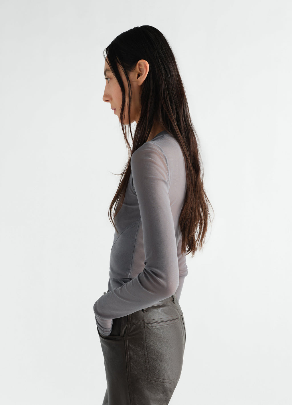 HAUT NOUÉ BALLERINA EN JERSEY MAILLE