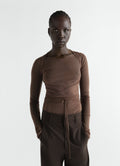 HAUT NOUÉ BALLERINA EN JERSEY MESH