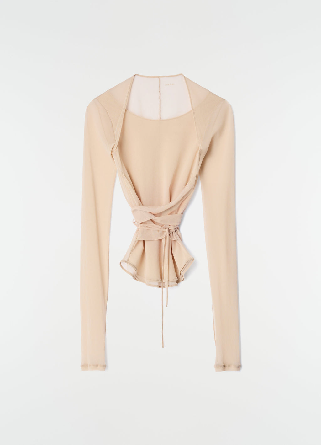 BALLERINA KNOTTED TOP IN MESH JERSEY