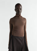 HAUT FOULARD BALLERINA EN JERSEY MESH